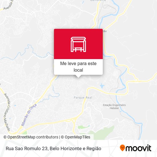 Rua Sao Romulo 23 mapa