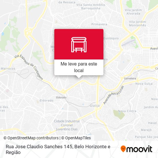 Rua Jose Claudio Sanches 145 mapa