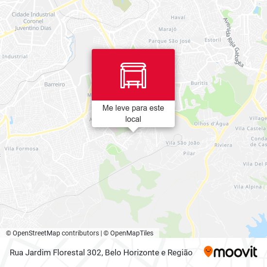 Rua Jardim Florestal 302 mapa
