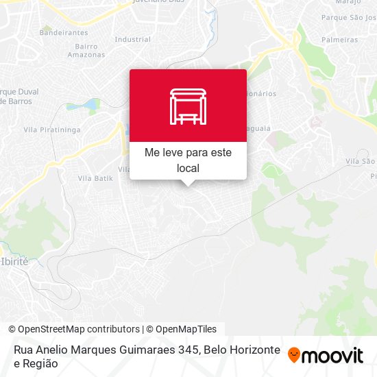 Rua Anelio Marques Guimaraes 345 mapa