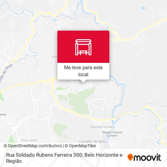 Rua Soldado Rubens Ferreira 300 mapa
