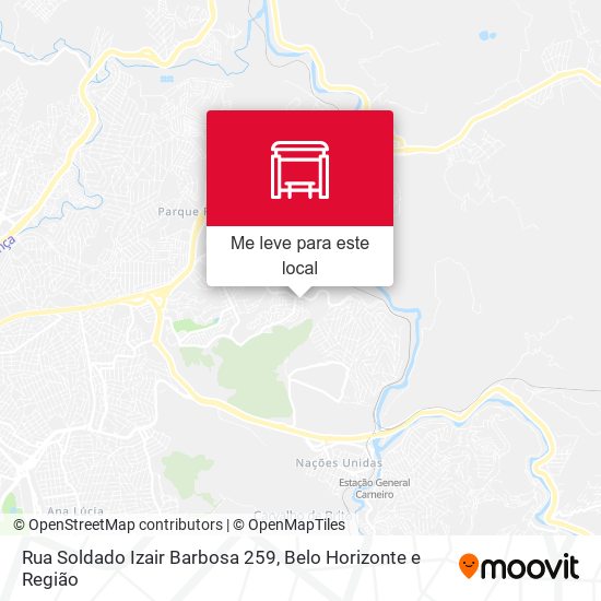 Rua Soldado Izair Barbosa 259 mapa