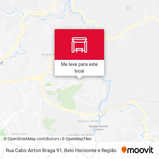 Rua Cabo Airton Braga 91 mapa