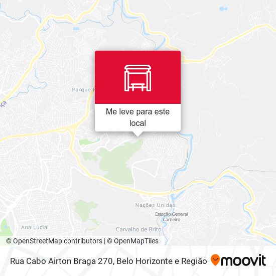 Rua Cabo Airton Braga 270 mapa