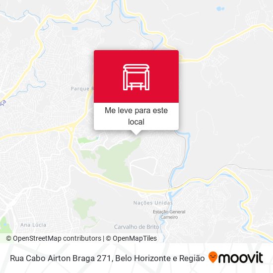 Rua Cabo Airton Braga 271 mapa