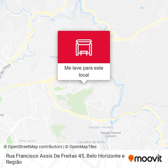 Rua Francisco Assis De Freitas 45 mapa