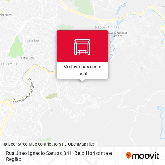 Rua Joao Ignacio Santos 841 mapa