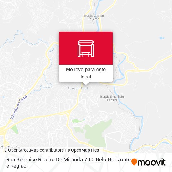 Rua Berenice Ribeiro De Miranda 700 mapa