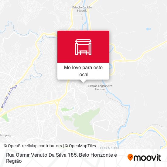 Rua Osmir Venuto Da Silva 185 mapa