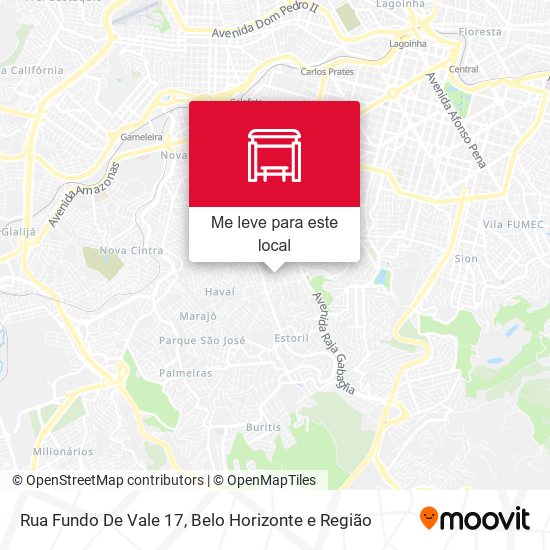 Rua Fundo De Vale 17 mapa