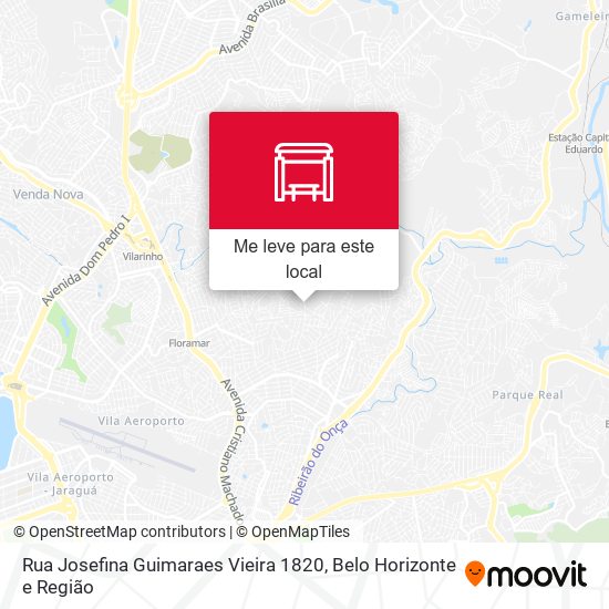 Rua Josefina Guimaraes Vieira 1820 mapa