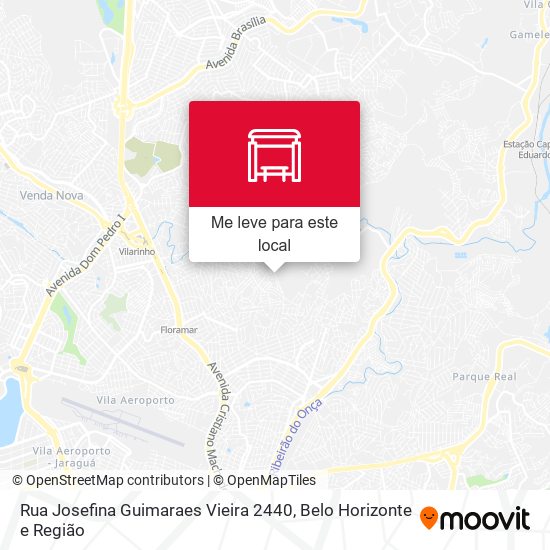 Rua Josefina Guimaraes Vieira 2440 mapa