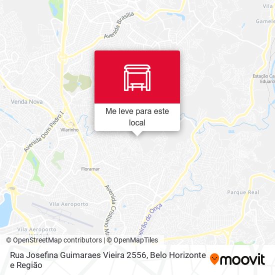 Rua Josefina Guimaraes Vieira 2556 mapa