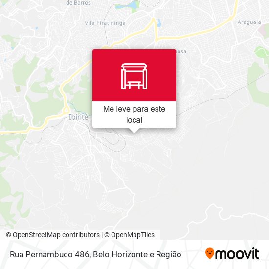 Rua Pernambuco 486 mapa