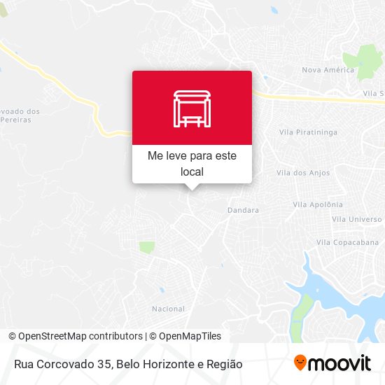 Rua Corcovado 35 mapa