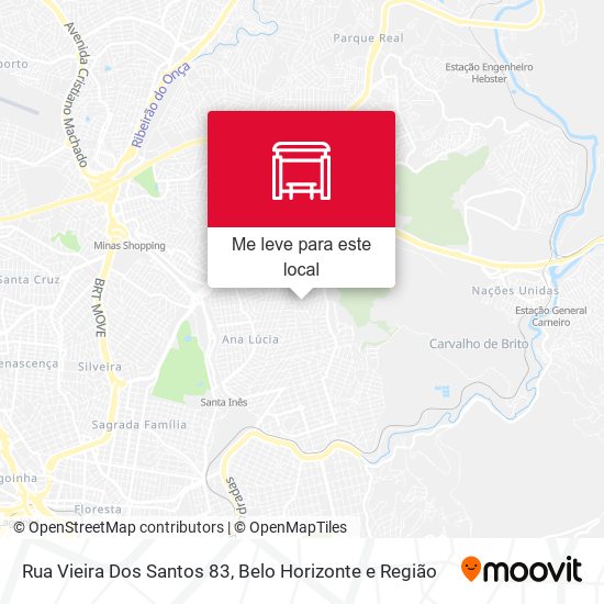 Rua Vieira Dos Santos 83 mapa
