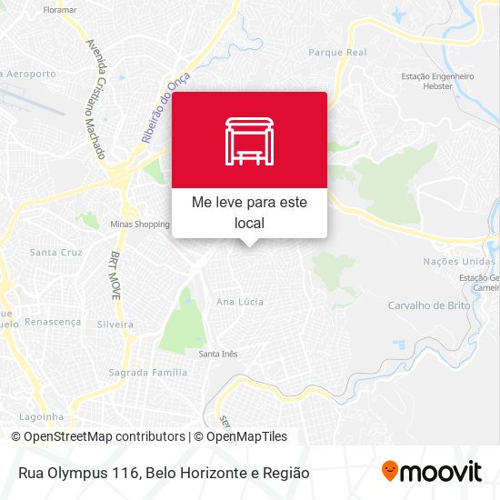 Rua Olympus 116 mapa