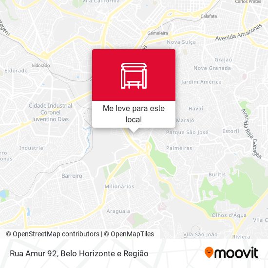 Rua Amur 92 mapa