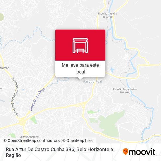 Rua Artur De Castro Cunha 396 mapa