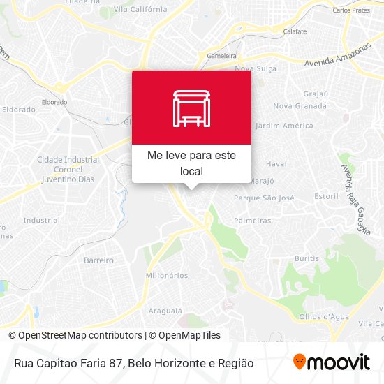 Rua Capitao Faria 87 mapa