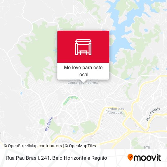 Rua Pau Brasil, 241 mapa