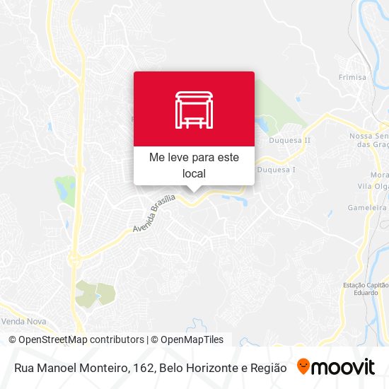 Rua Manoel Monteiro, 162 mapa