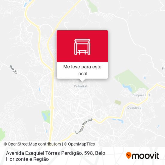 Avenida Ezequiel Tôrres Perdigão, 598 mapa