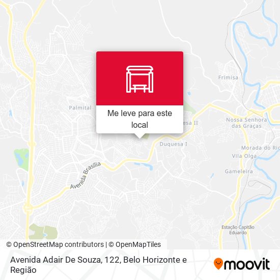 Avenida Adair De Souza, 122 mapa