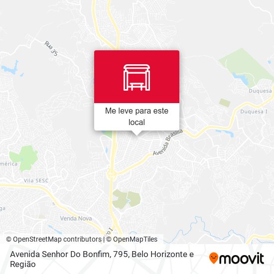Avenida Senhor Do Bonfim, 795 mapa