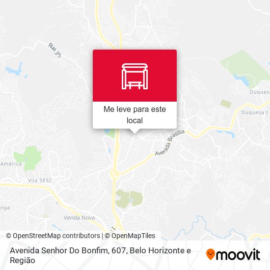 Avenida Senhor Do Bonfim, 607 mapa