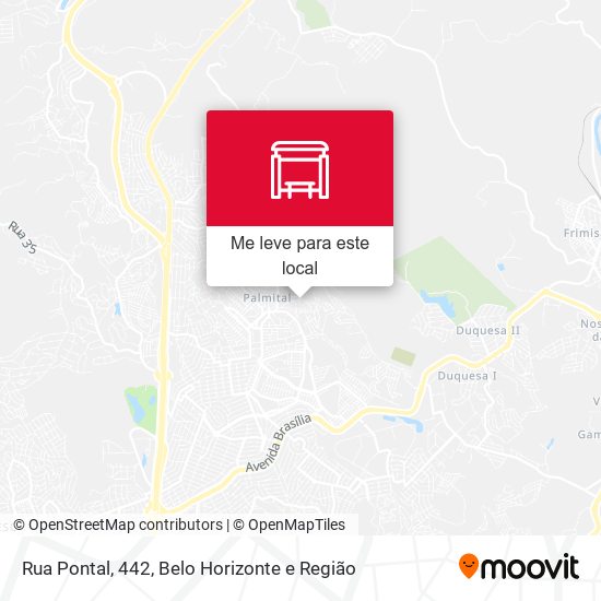 Rua Pontal, 442 mapa