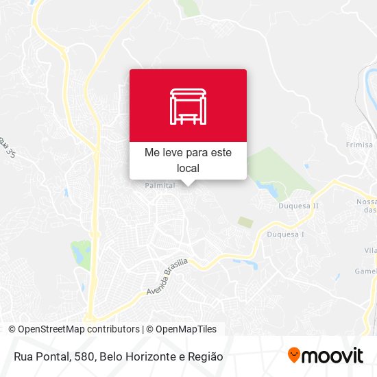 Rua Pontal, 580 mapa