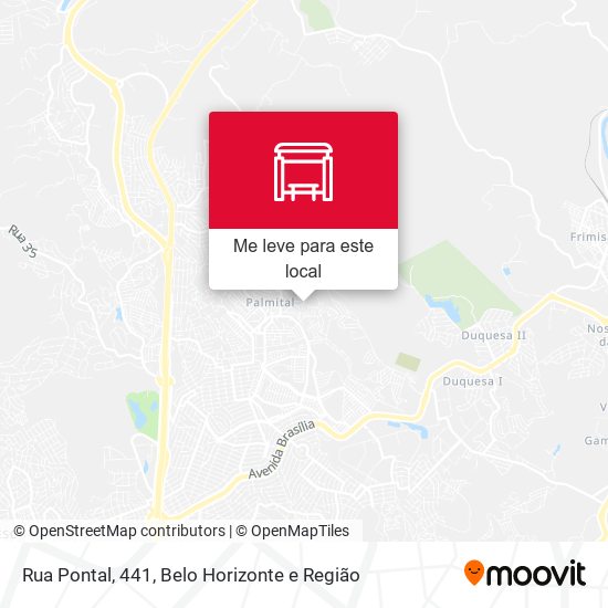 Rua Pontal, 441 mapa