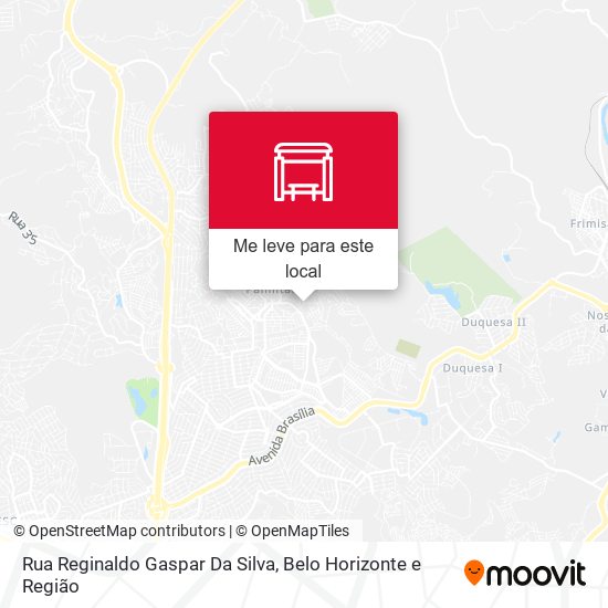 Rua Reginaldo Gaspar Da Silva mapa