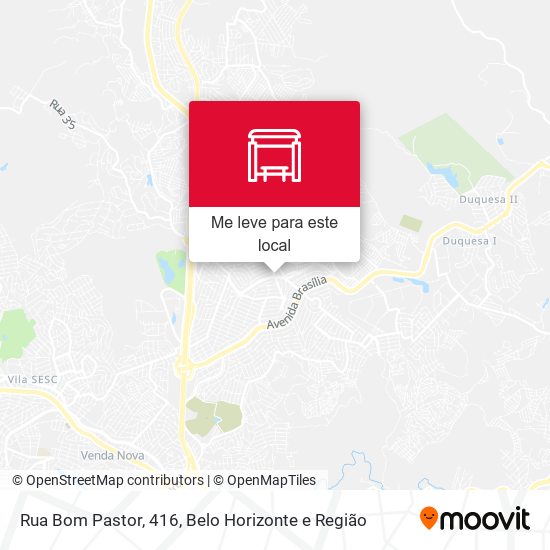 Rua Bom Pastor, 416 mapa