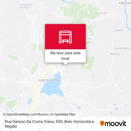 Rua Gerson Da Costa Viana, 500 mapa