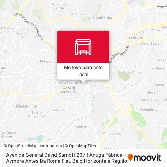 Avenida General David Sarnoff 237 | Antiga Fábrica Aymore Antes Da Roma Fiat mapa