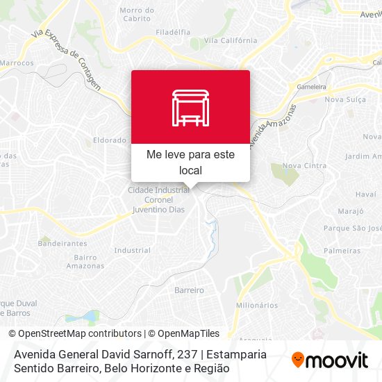 Avenida General David Sarnoff, 237 | Estamparia Sentido Barreiro mapa