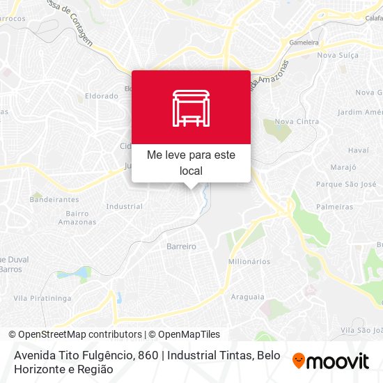 Avenida Tito Fulgêncio, 860 | Industrial Tintas mapa