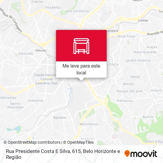 Rua Presidente Costa E Silva, 615 mapa