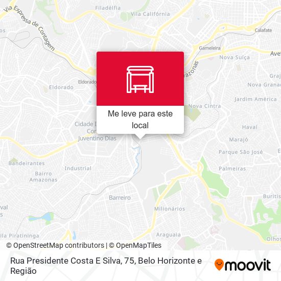 Rua Presidente Costa E Silva, 75 mapa