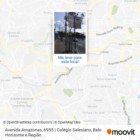 Avenida Amazonas, 6955 | Colégio Salesiano mapa