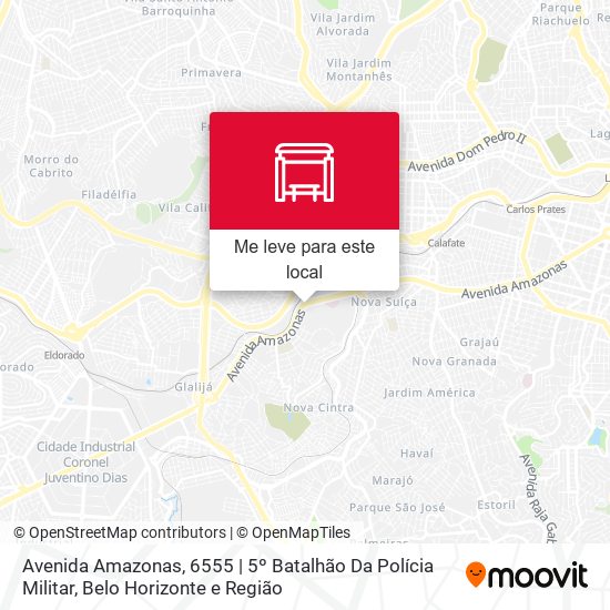 Avenida Amazonas, 6555 | 5º Batalhão Da Polícia Militar mapa