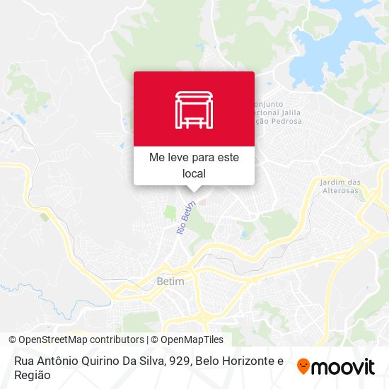 Rua Antônio Quirino Da Silva, 929 mapa
