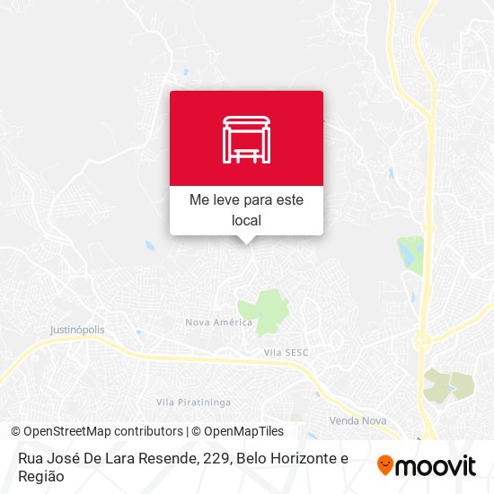 Rua José De Lara Resende, 229 mapa
