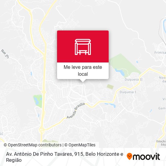 Av. Antônio De Pinho Taváres, 915 mapa