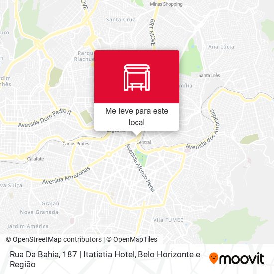 Rua Da Bahia, 187 | Itatiatia Hotel mapa