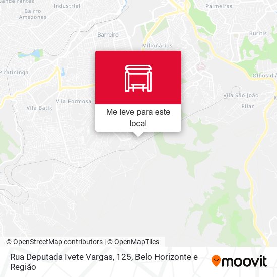 Rua Deputada Ivete Vargas, 125 mapa