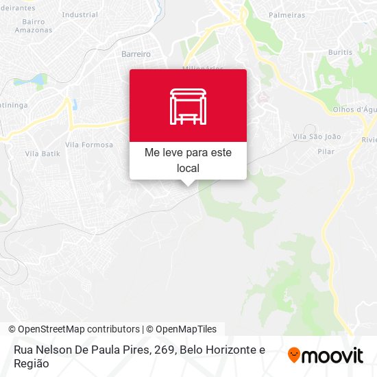 Rua Nelson De Paula Pires, 269 mapa