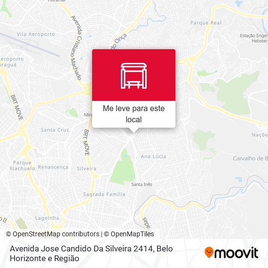 Avenida Jose Candido Da Silveira 2414 mapa